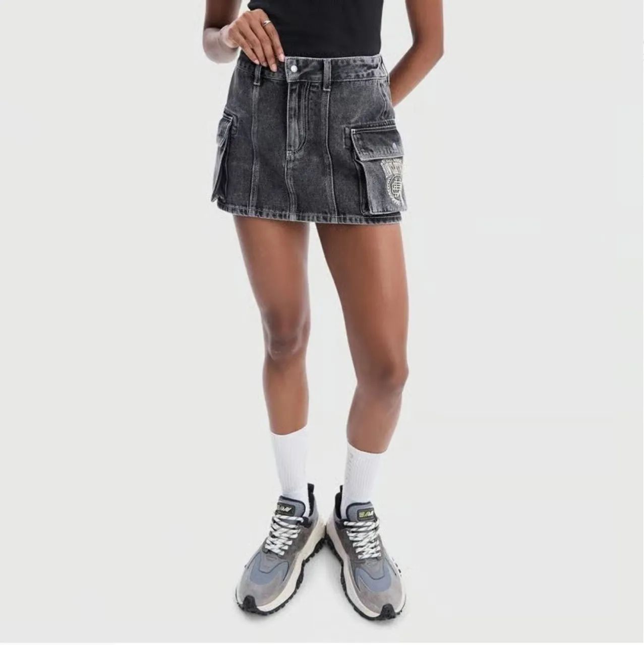 Saia Jeans Cargo Baw Clothing - Foto 2