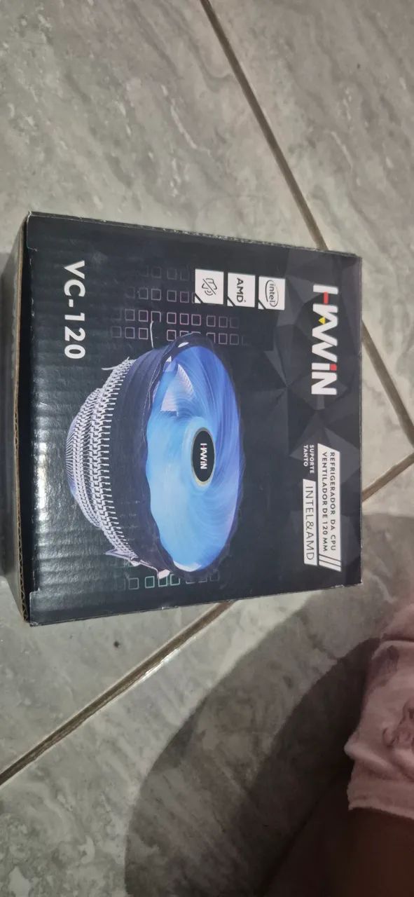 Air Cooler H-Win VC-120 120mm Intel e AMD - Funcionando Perfeitamente - Foto 2