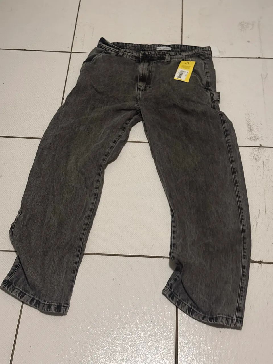 Calça 44 cinza masculina 