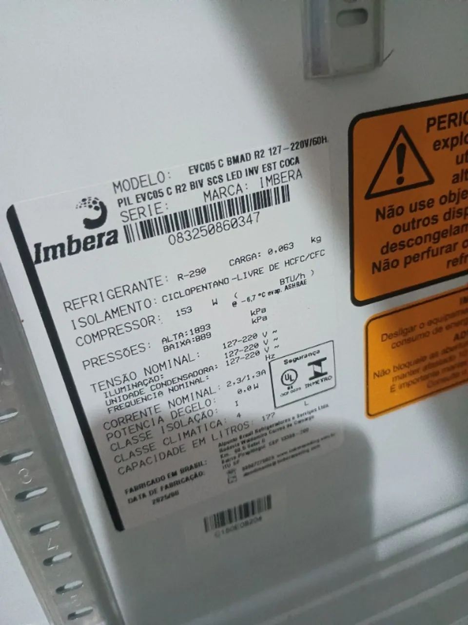 Freezer vertical expositor 177L - Foto 3