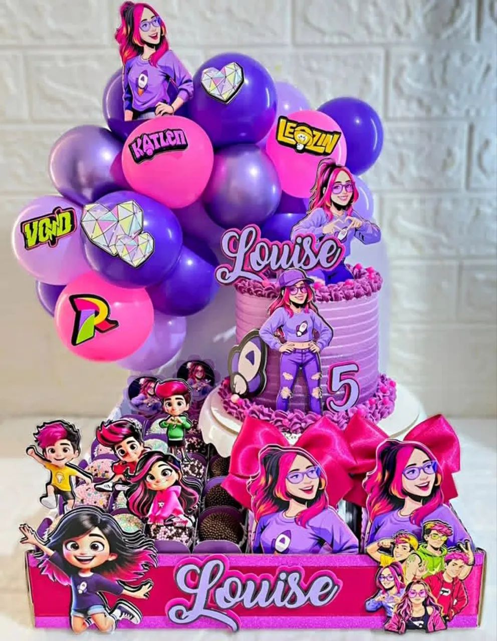 Festa na caixa personalizada 