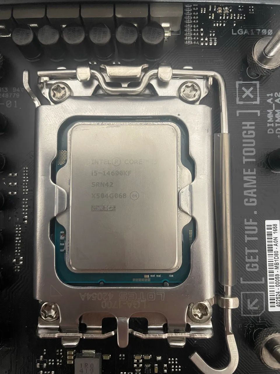 Kit Intel Core i5-14600KF + ASUS TUF Gaming Z790-Plus | Completo  | Troco por ps5 - Foto 2