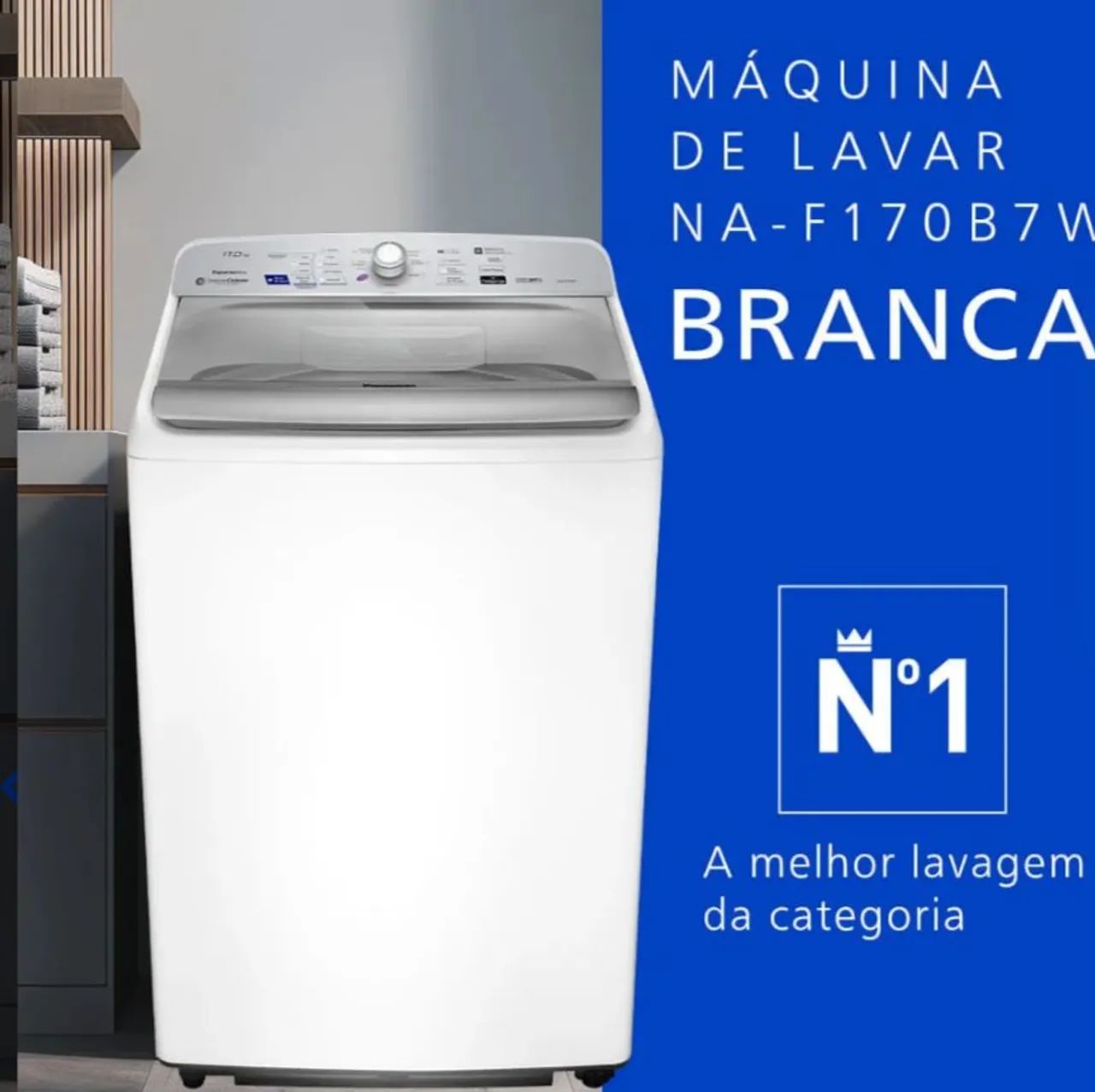 Lavadora de roupas Panasonic 17kg - Foto 4