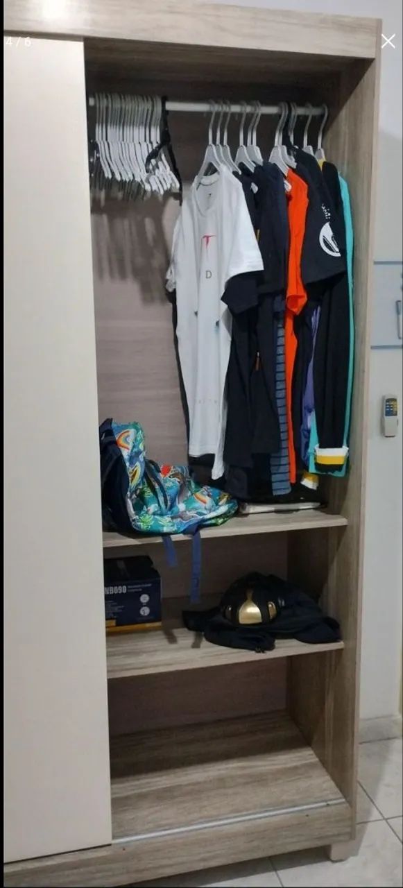 GUARDA-ROUPA COM ESPELHO - Foto 5