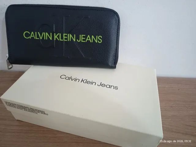 Carteira CALVIN KLEIN - Original nova na caixa  - Foto 2