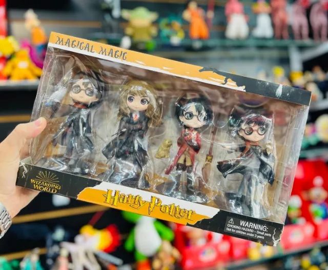 Kit 4 Bonecos Harry Potter Action Fifure