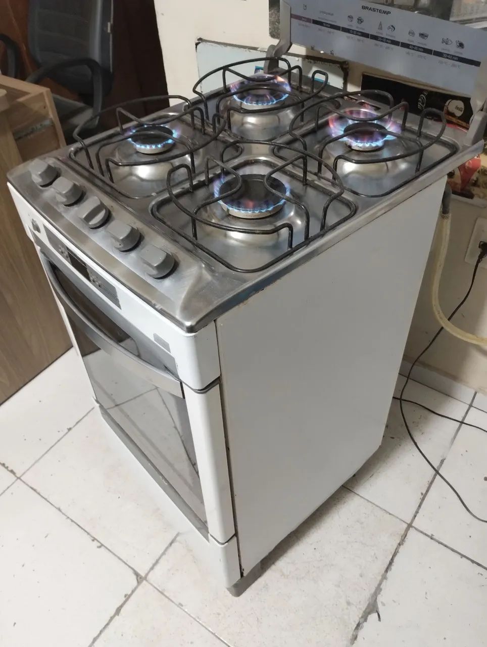 Fogão 4 bocas Brastemp acendimento automático  - Foto 3
