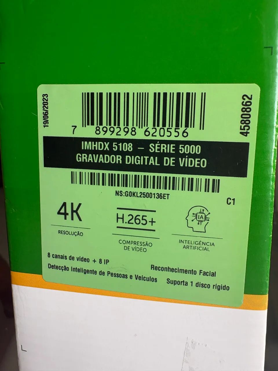 Dvr Gravador Digital De Vídeo Intelbras Mhdx 5108- Novo - Foto 4