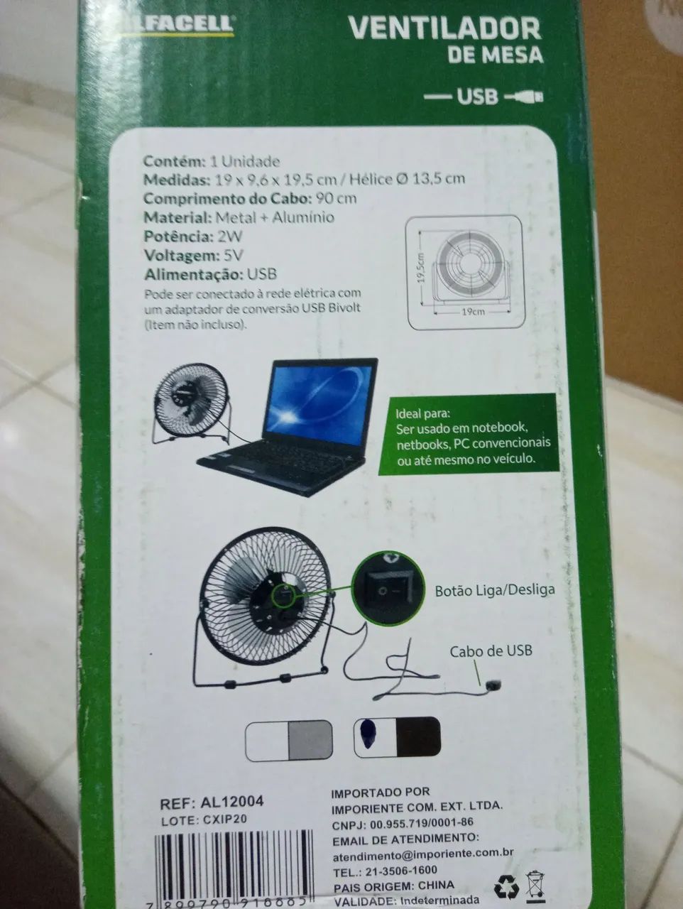 Ventilador de mesa - Foto 2