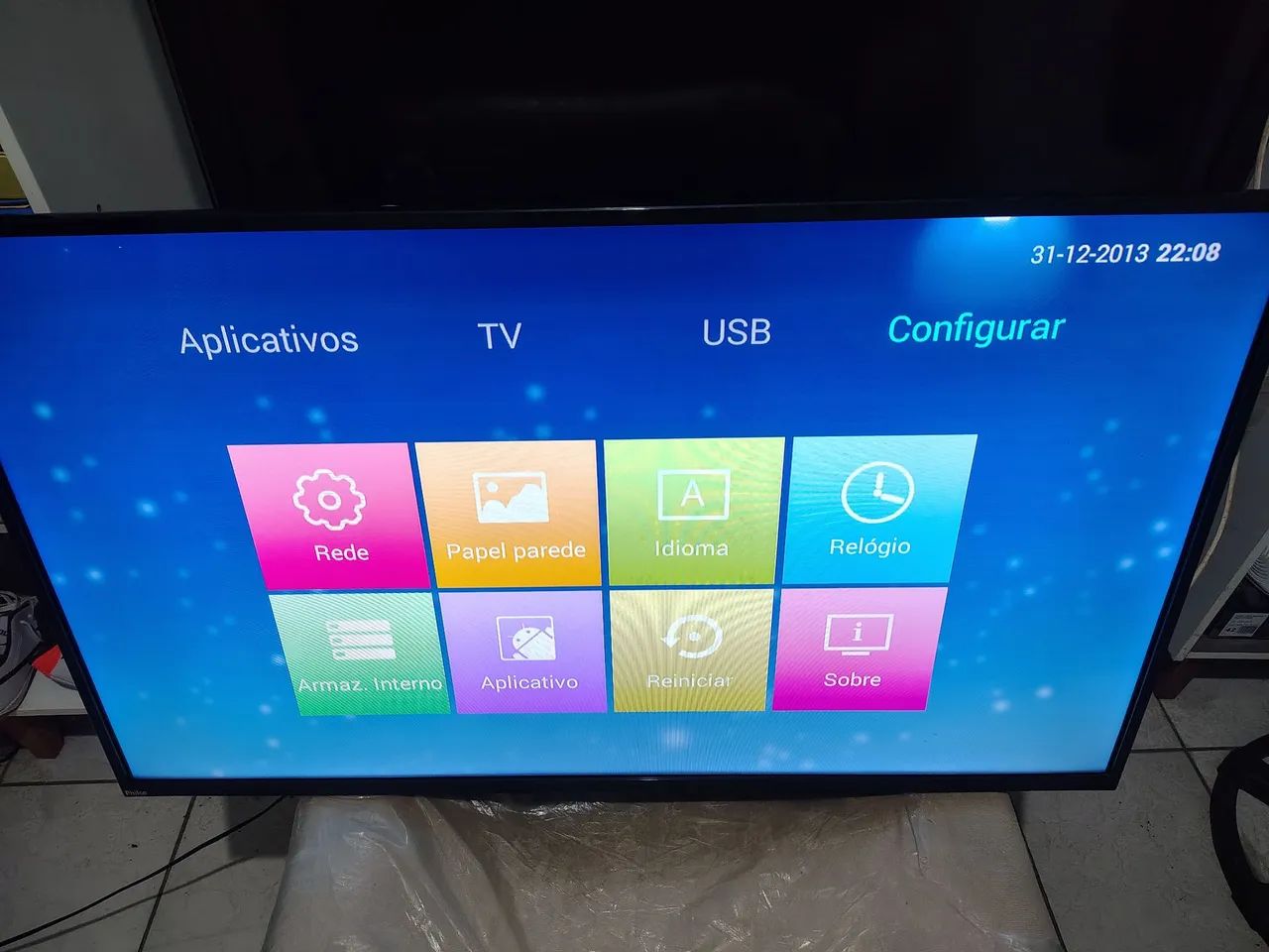 Tv 42 smart funcionando perfeitamente vai controle 