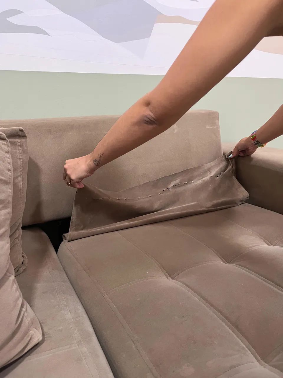 Sofá retrate 3 lugares. - Foto 4