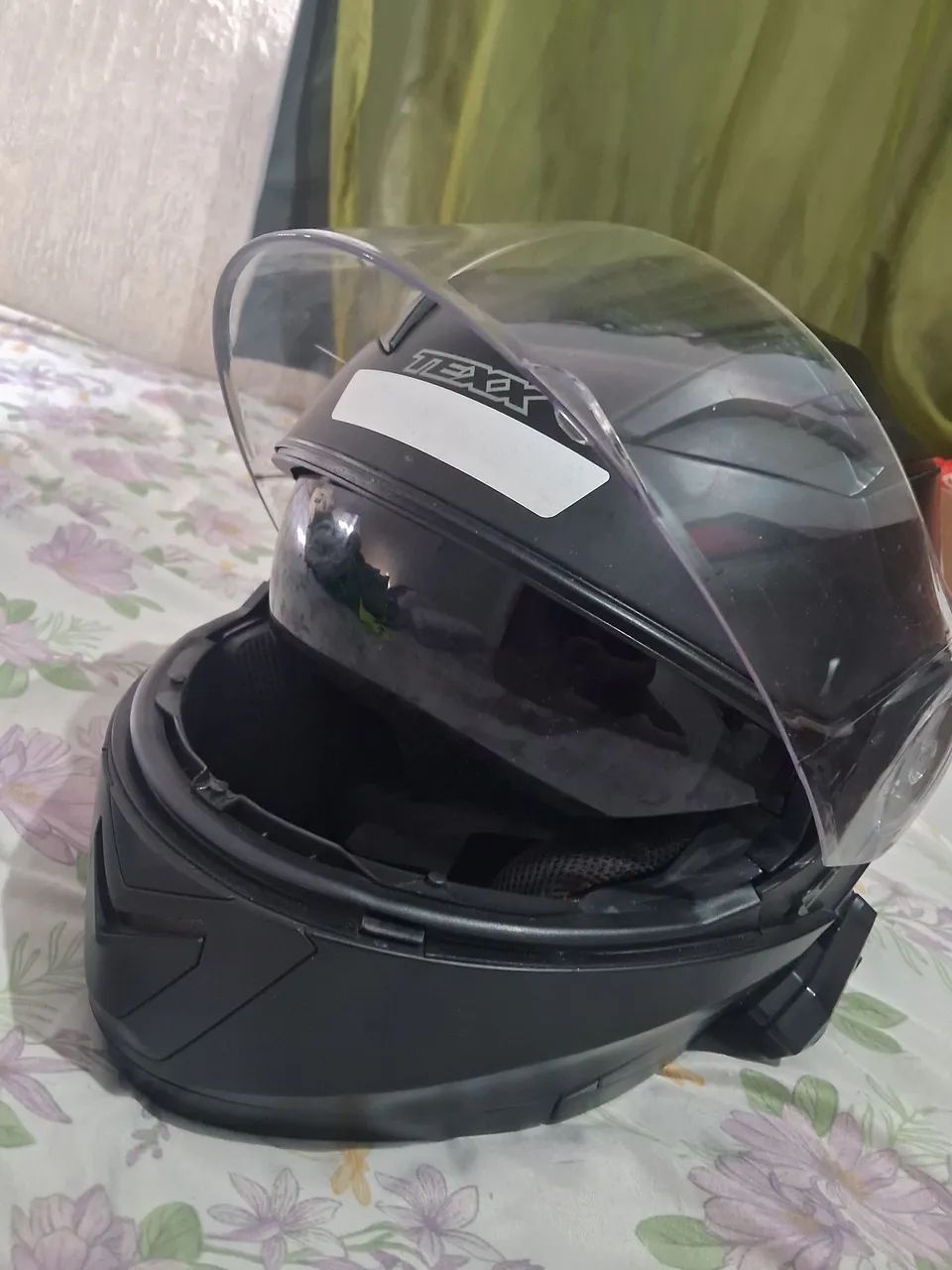 Capacete texx microfone - Foto 2