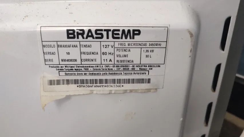 Microondas Brastemp 