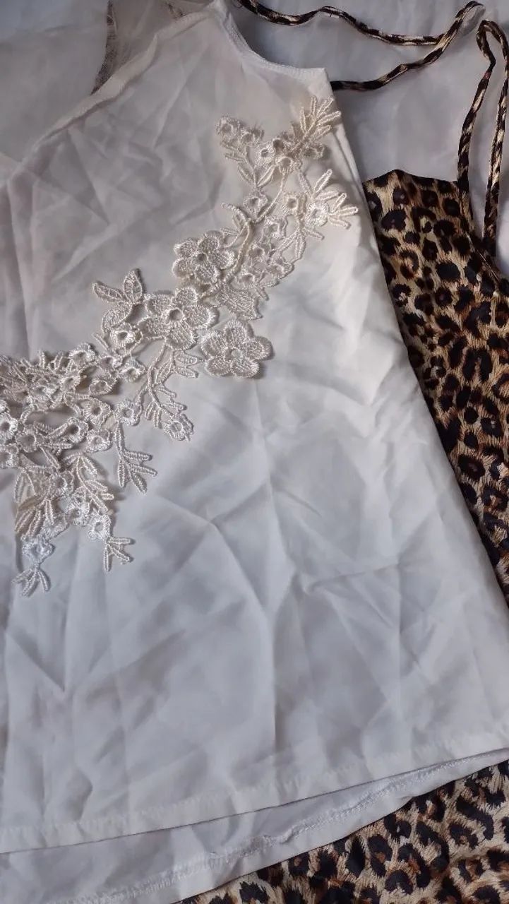 Kit 2 Blusas com Tule  - Foto 2