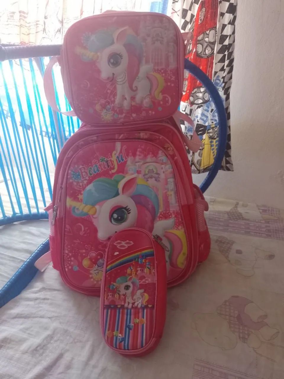 Bolsa escolar 55 reais. 