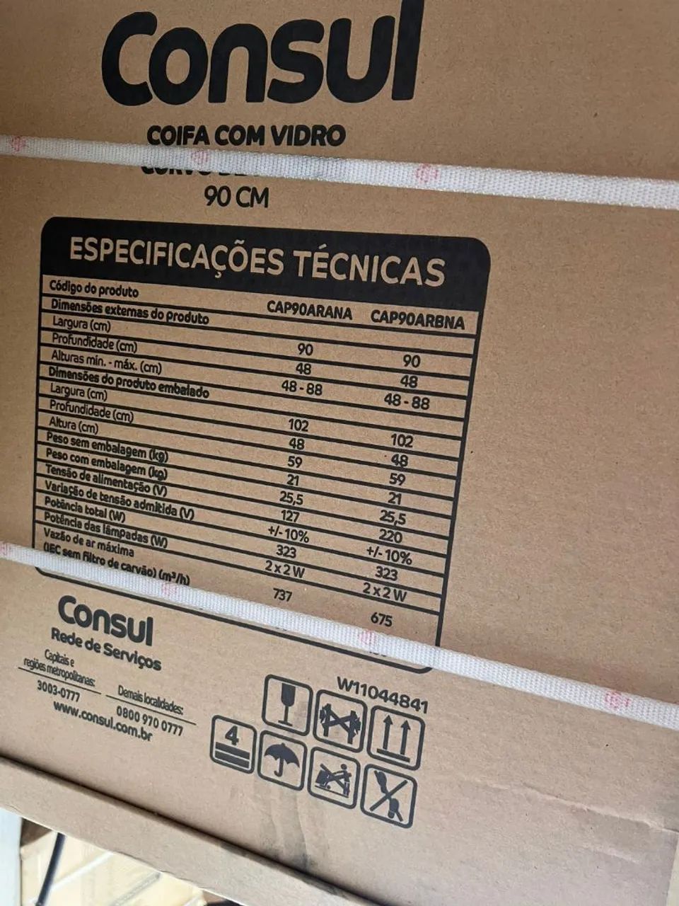 Coifa de Parede Consul 90cm Inox 5 e 6 Bocas 110v - Foto 6