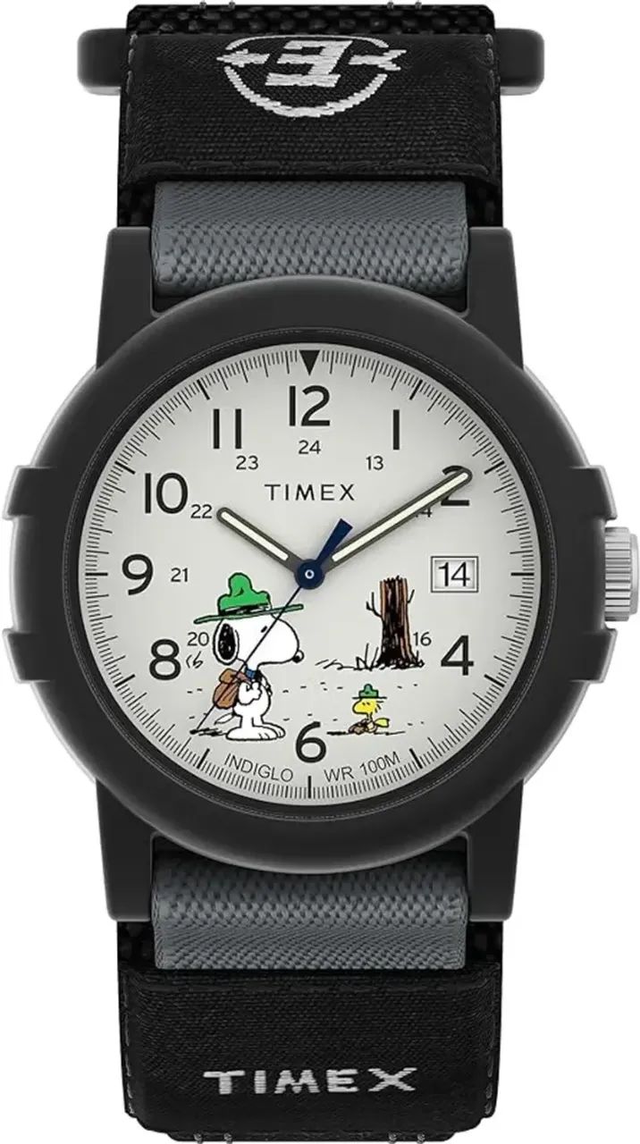 Relógio Timex Expedition Snoopy Explorer Peanuts Charlie Brown