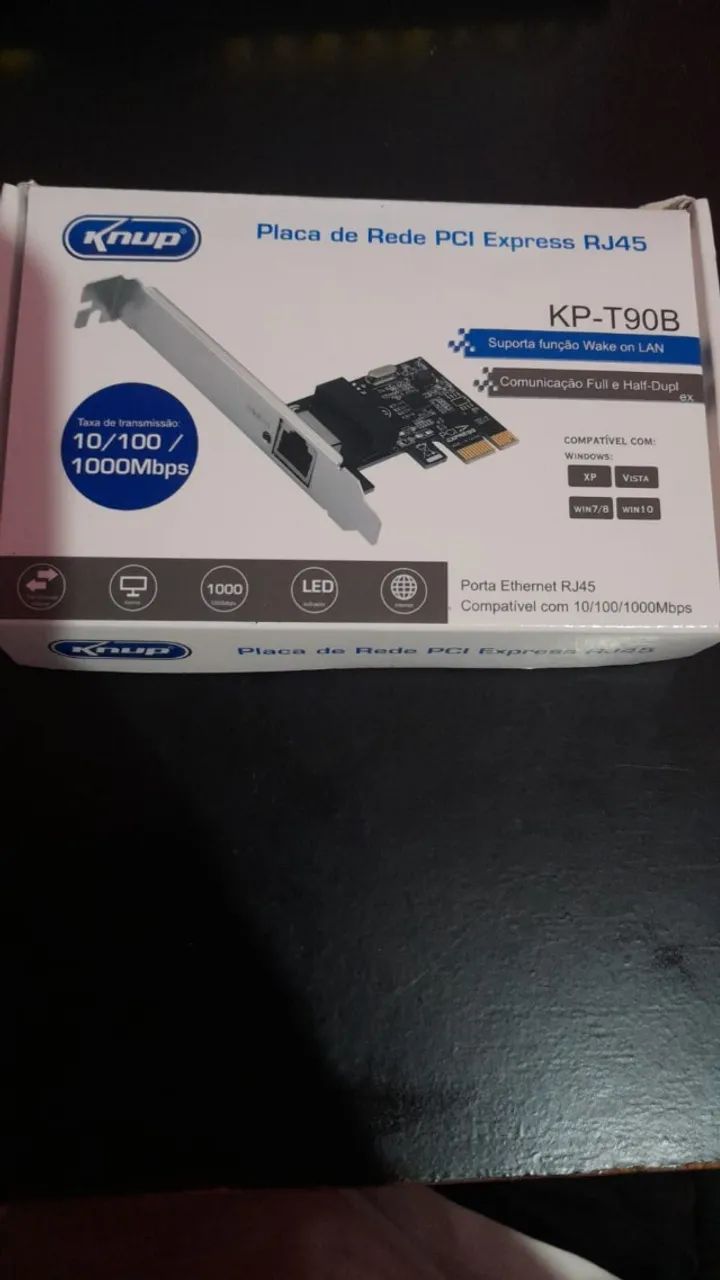 Placa de Rede PCI Express Knup KP-T90B - Foto 2