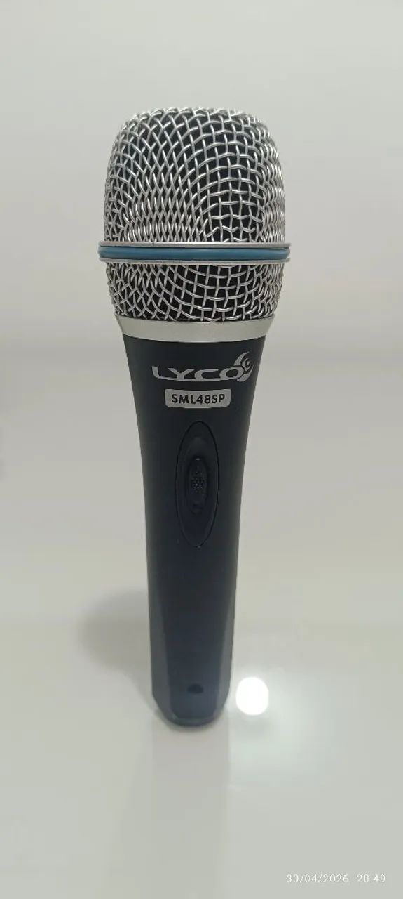 Microfone Profissional Lyco SML48SP - Com Maleta Rígida - Semi-novo - Foto 3