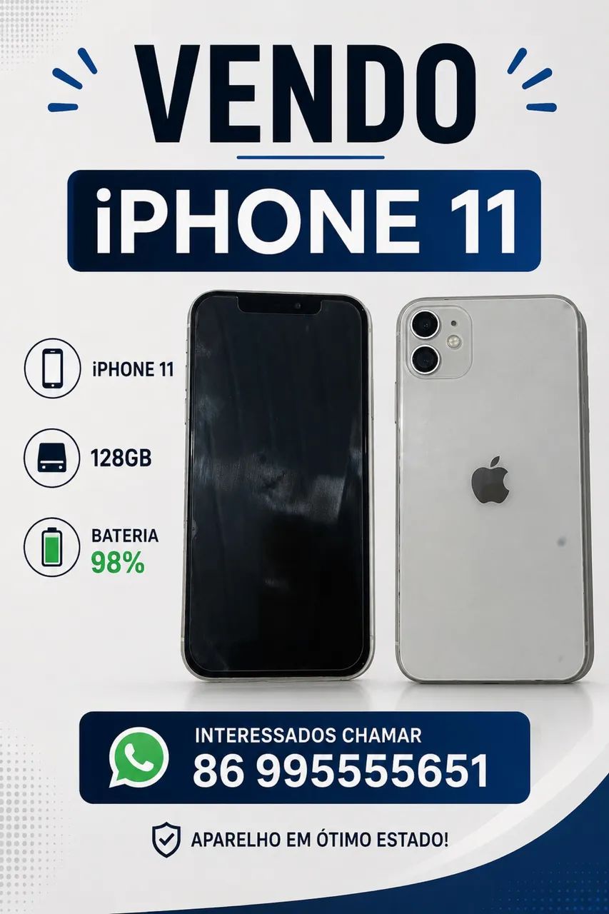 iPhone 11 128gb bateria 98%