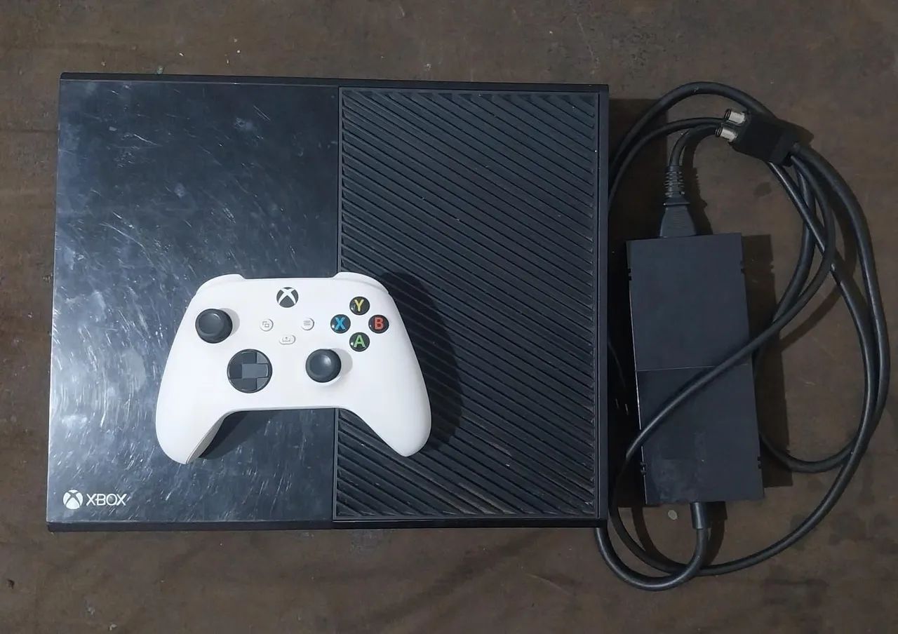 Xbox one preto com controle original  - Foto 3