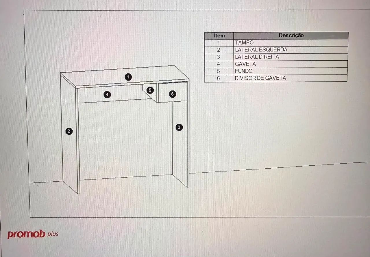 Mesa escrivaninha  - Foto 3