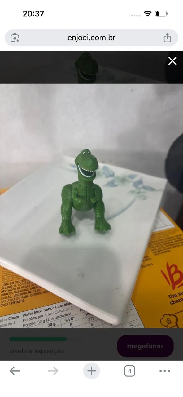 boneco rex toy story imaginext 2010 - Foto 4