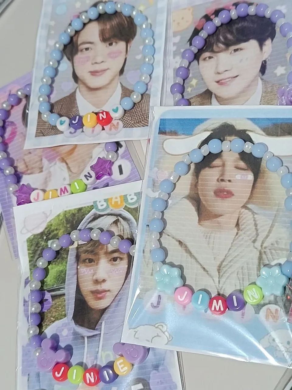 Kit de pulseiras de miçangas do BTS 20 UNIDADES - Foto 3