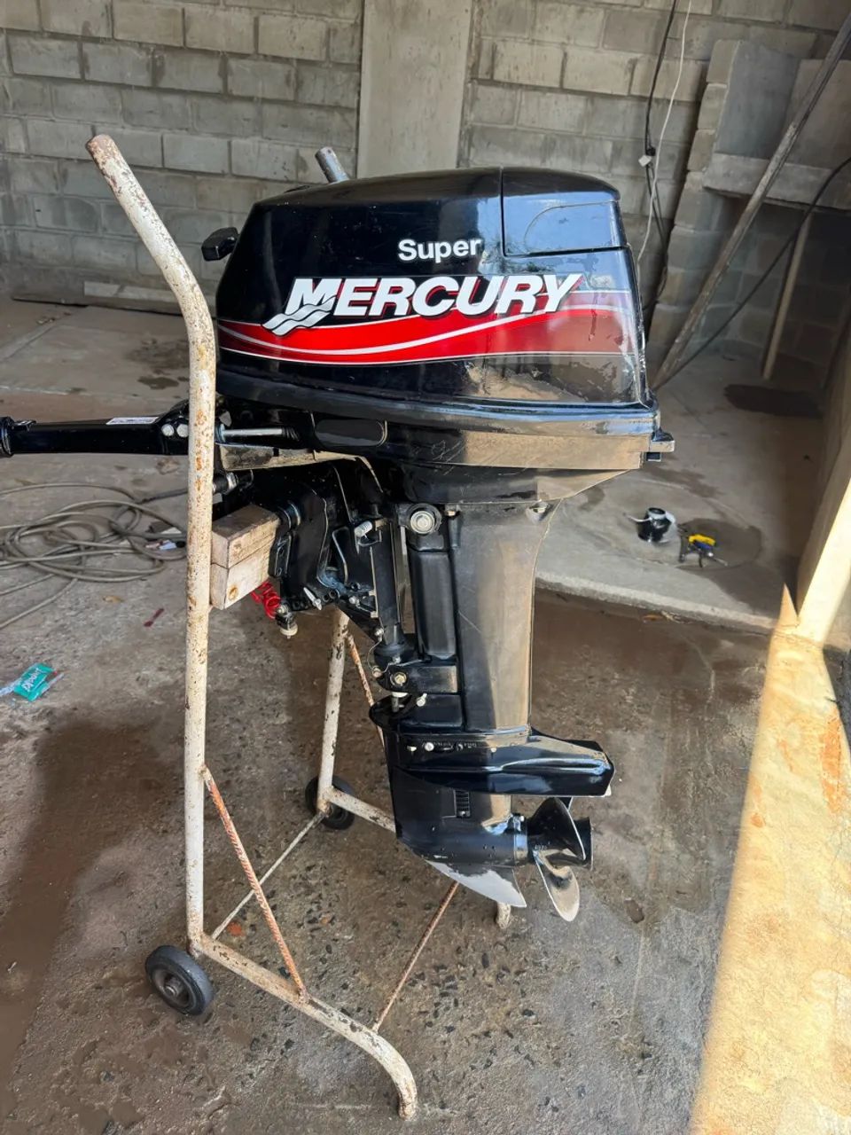 Motor de Canoa Mercury Super 15HP - Foto 3