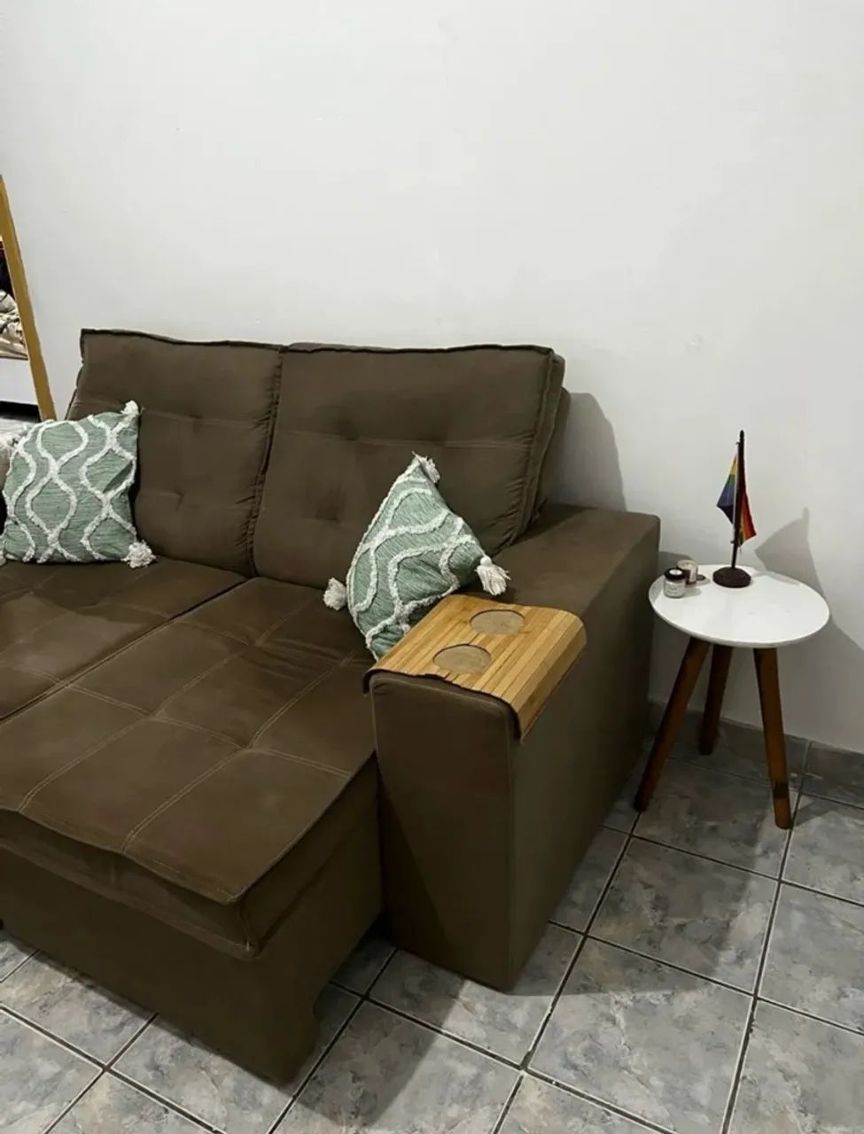 Sofá retratil e reenclinavel novo - Foto 3