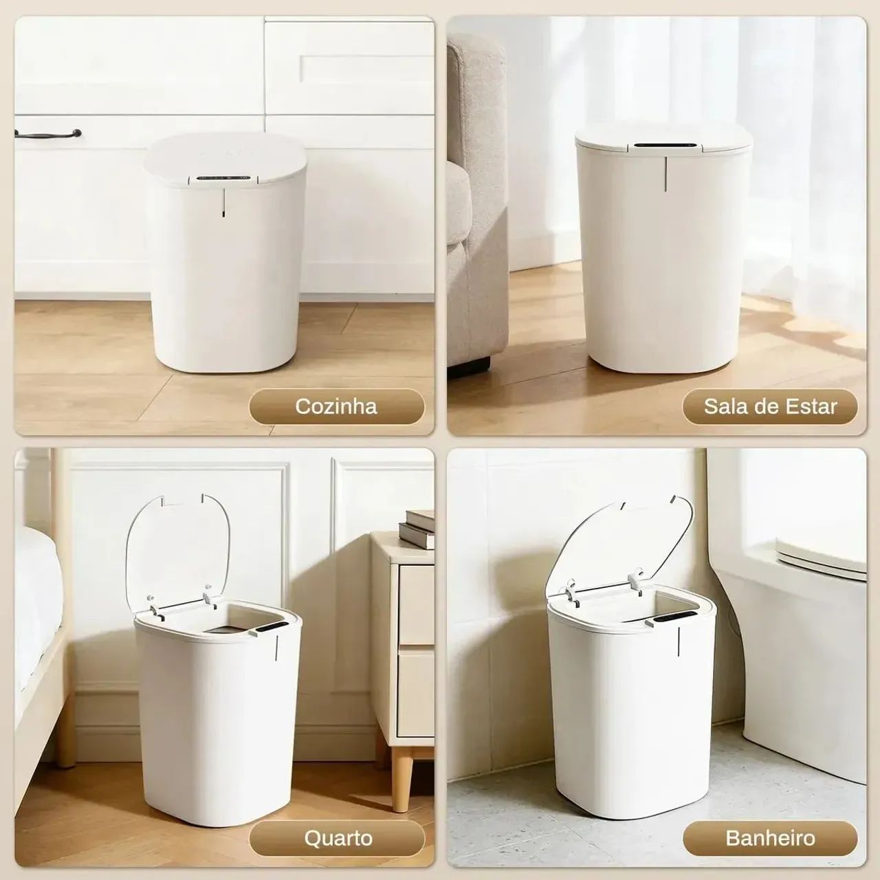 Lixeira Inteligente com Sensor 16L - Foto 4