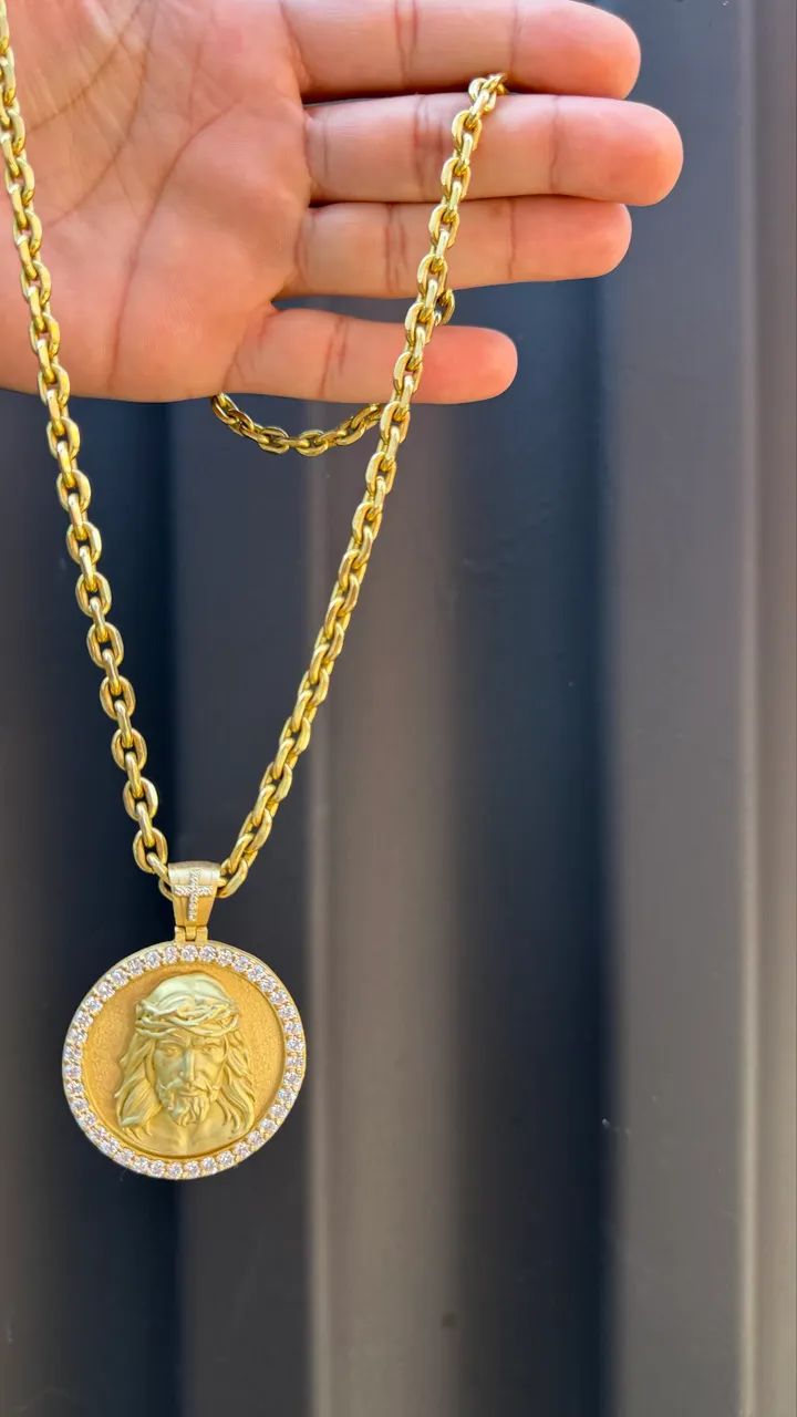 Cordão/Pingente Ouro 18k - Foto 3