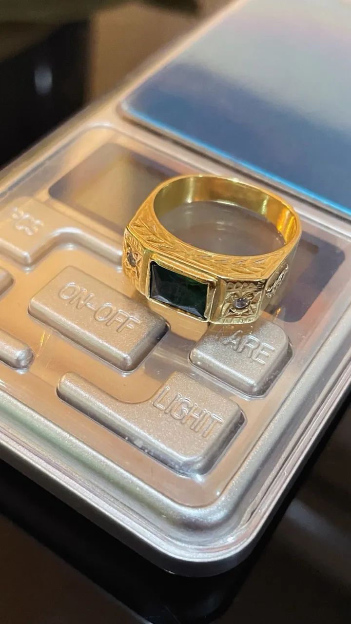 Anel de ouro 18 - Foto 3