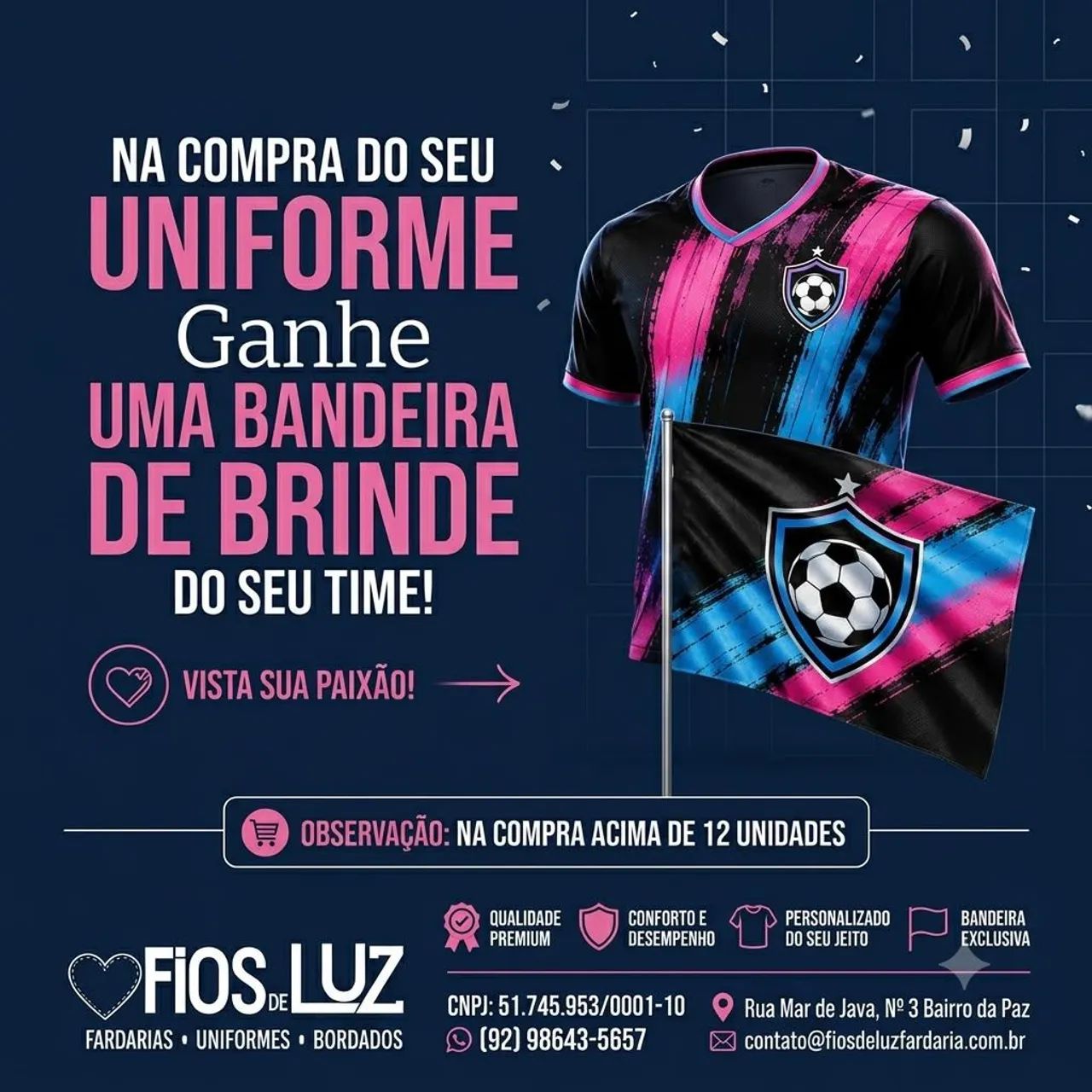 Camisa de time Dry Fit, Personalizada 
