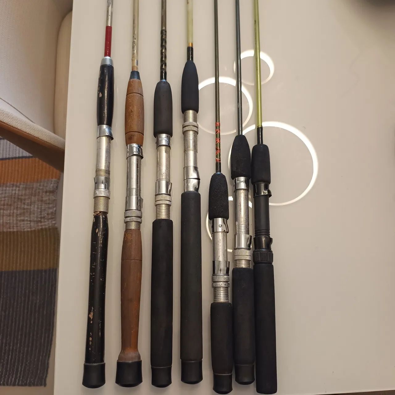 Varas de pesca molinetes usadas - Foto 3