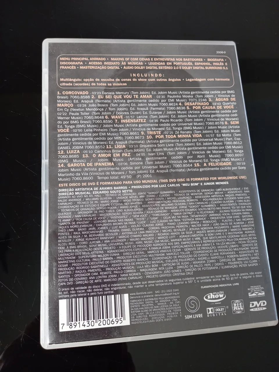DVD Tom Jobim uma homenagem  - Foto 2