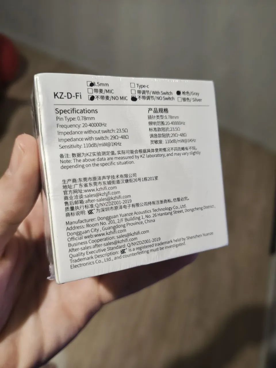 Fone Kz D-fi com estojo e dongle lightining/usb-c - Foto 2