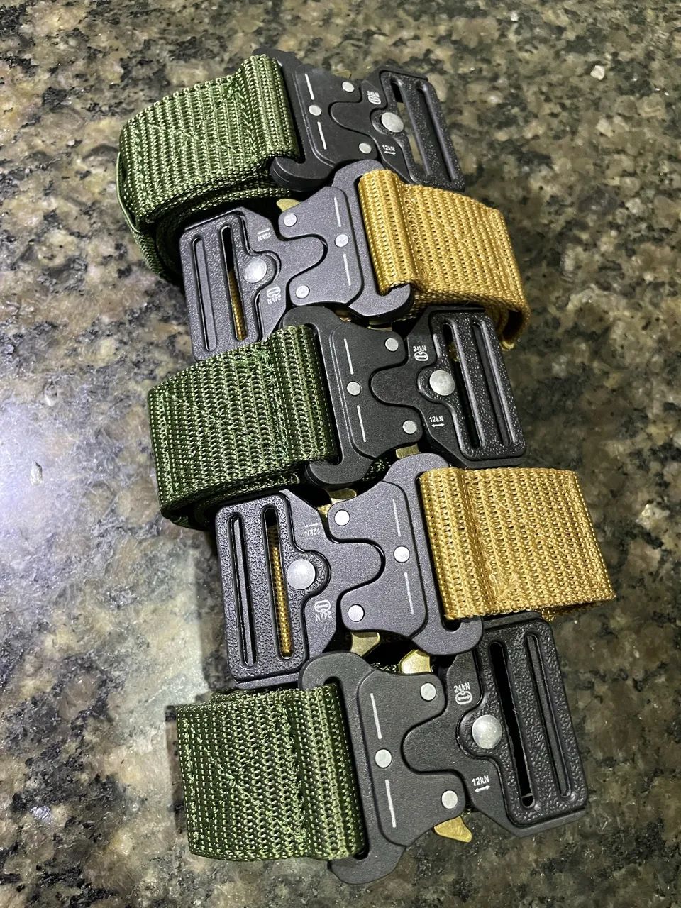 Cinto nylon fivela engate rápido 