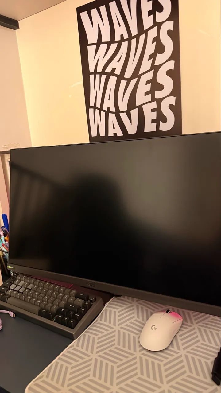 Monitor 180 hz quad HD asus rog XG27acs 3 meses de uso NF e caixa 