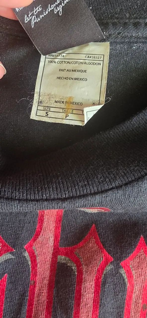 Camisa MMA punishment P original anos 2000 - Foto 5