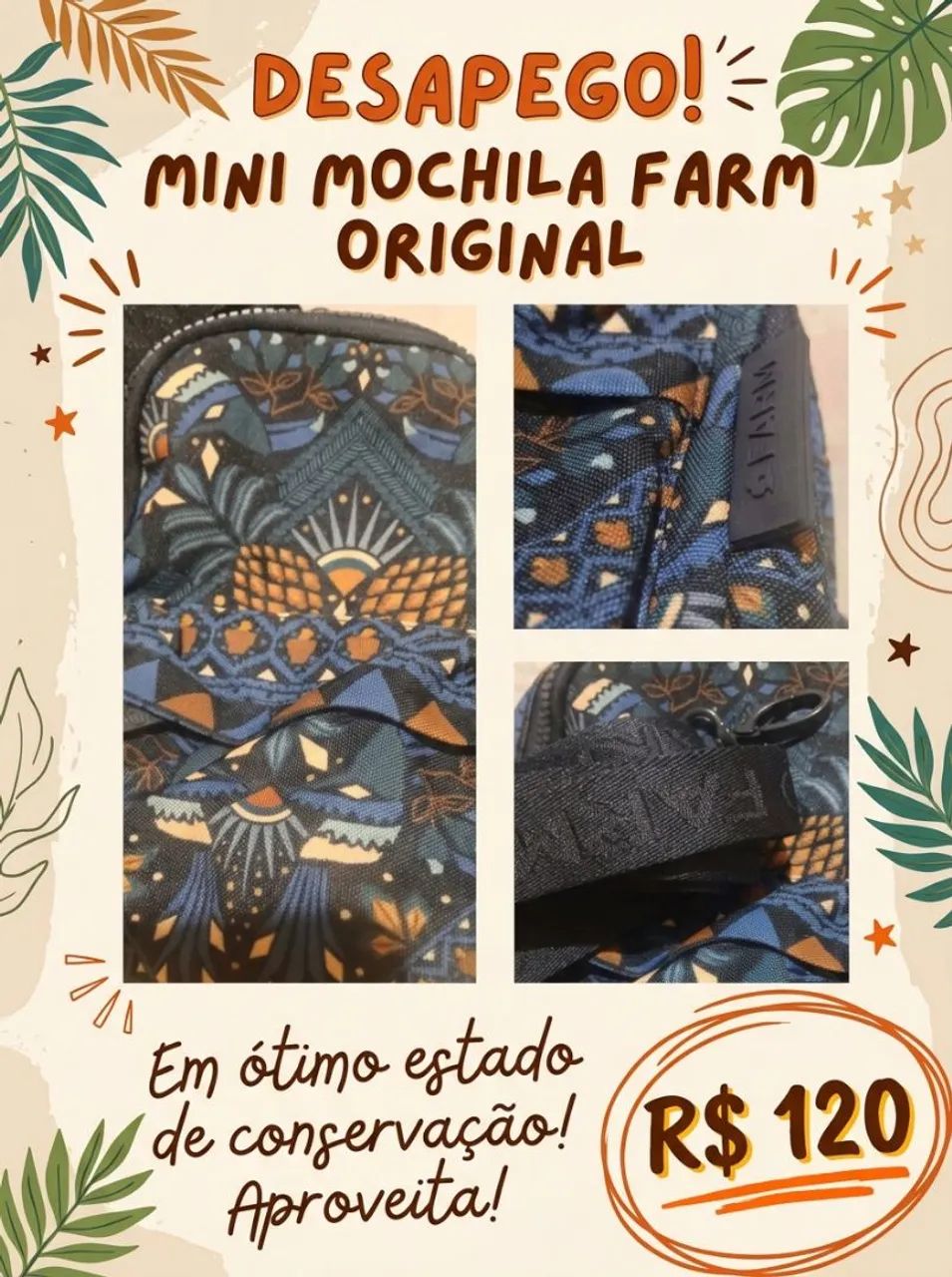 Mini mochila farm - Foto 4