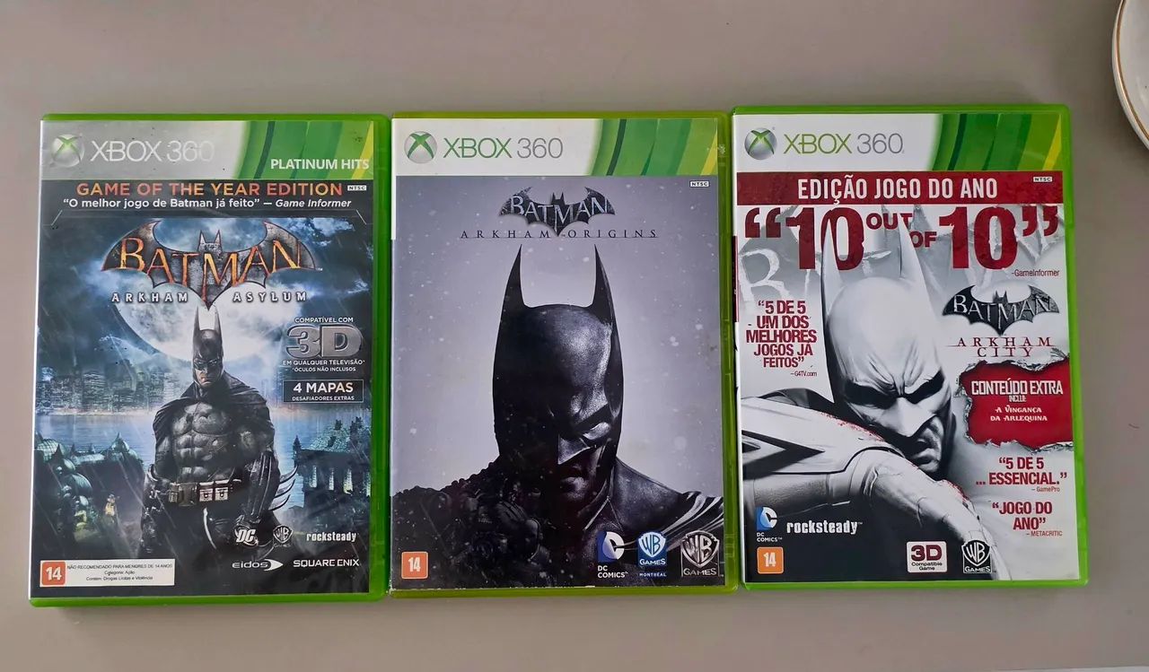 Pack Batman - Xbox 360 (Originais)