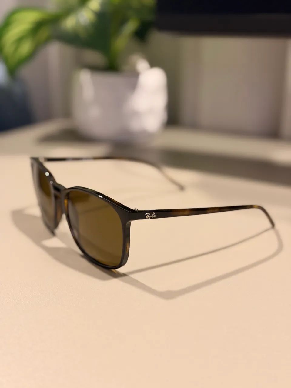Oculos de Sol Rayban RB 4387 Marrom - Foto 3