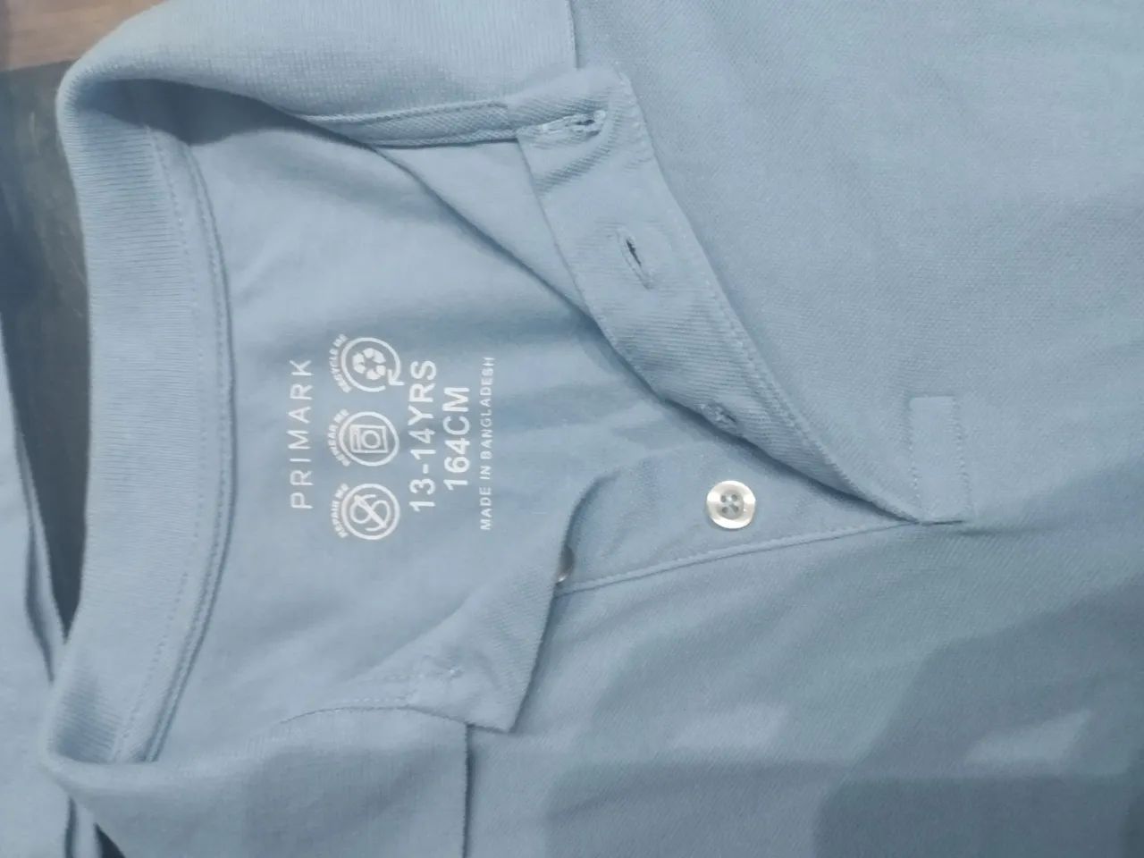 Camisa polo azul da primark (diretamente da Inglaterra)