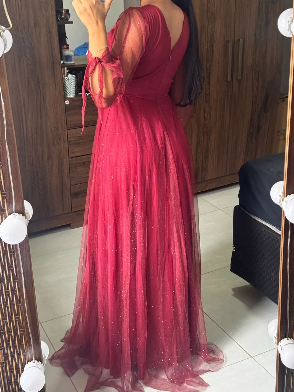 Vestido de Madrinha Marsala - Foto 5