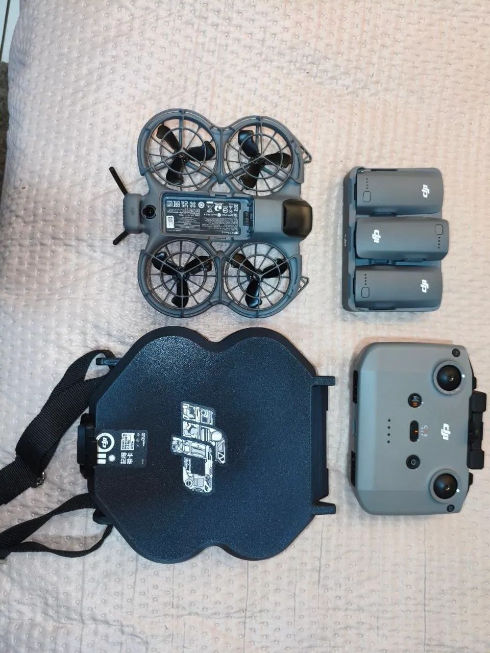 Drone DJI NEO 2 COM CONTROLE, 03 BATERIAS E CASE