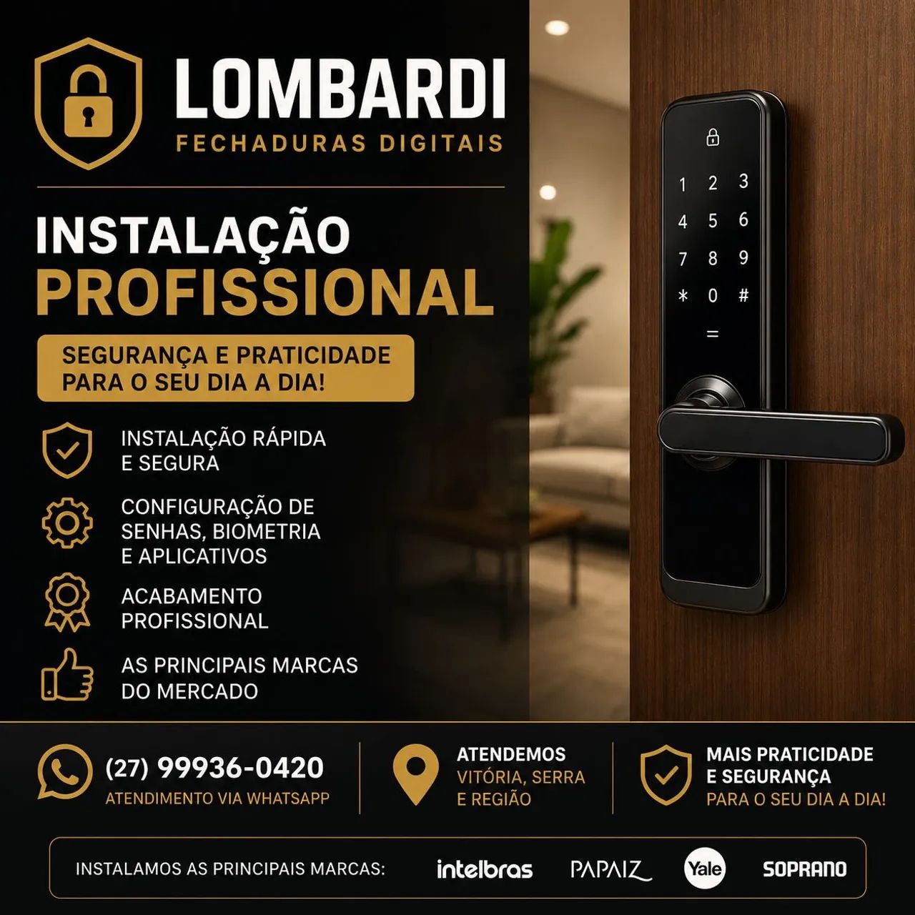 Instalação Fechadura Digital