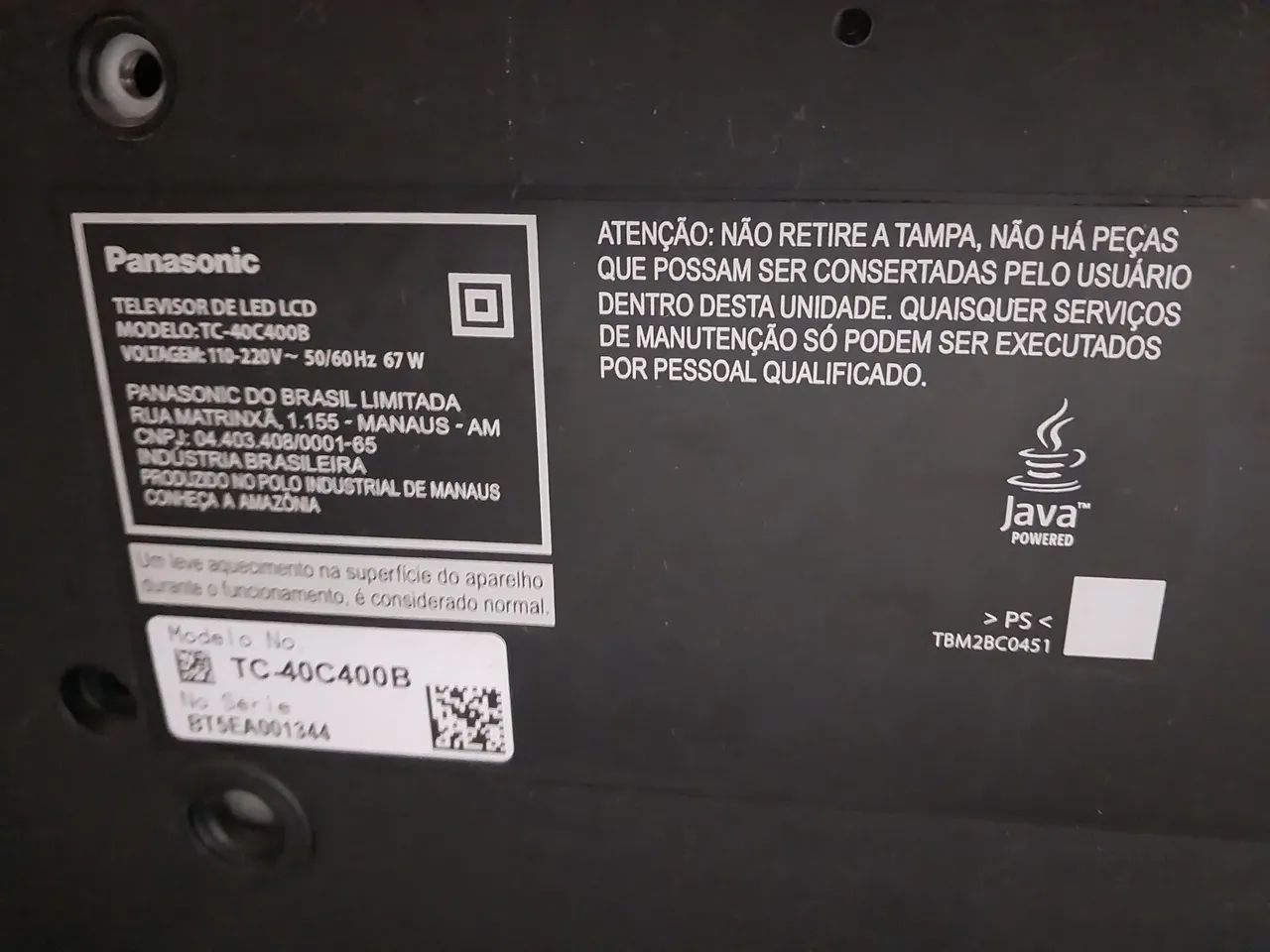 TV Panasonic 40' LED/LCD - Foto 3