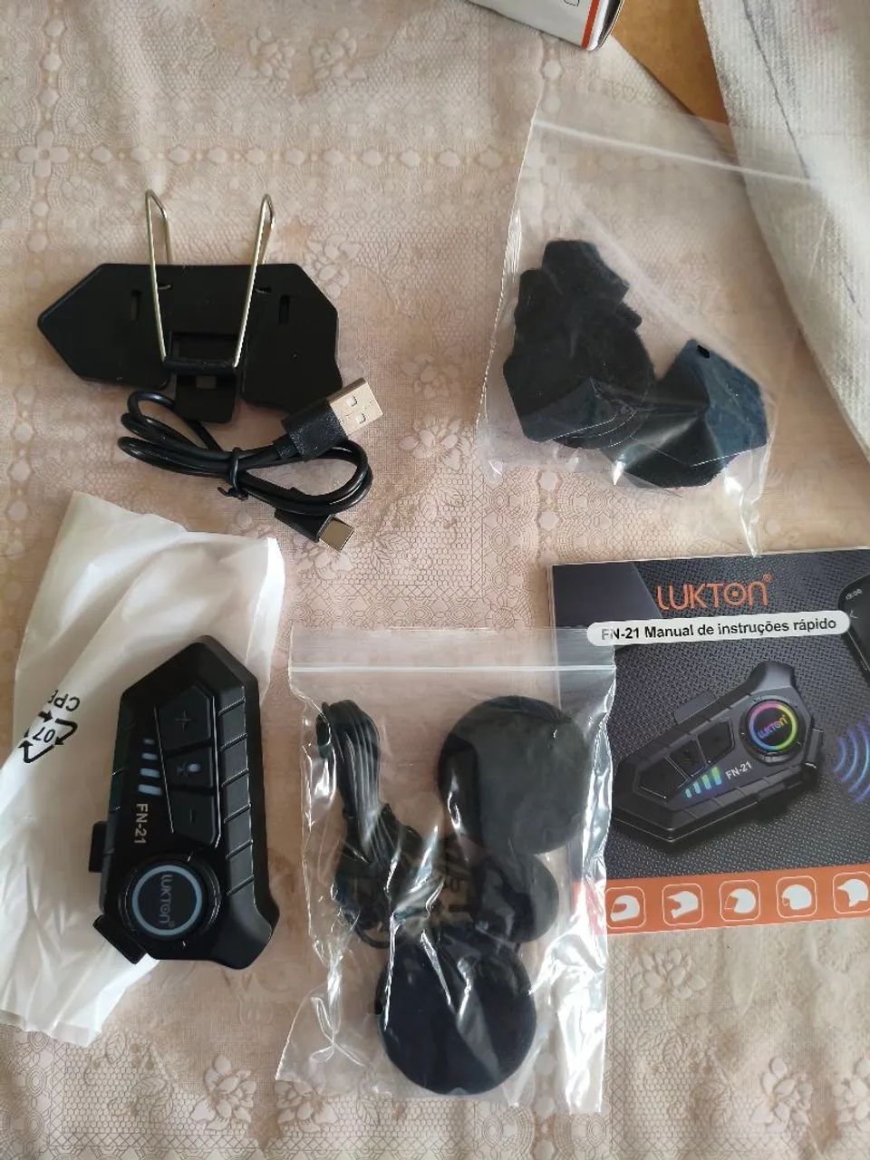 Intercomunicador para capacete moto Lukton - Foto 3