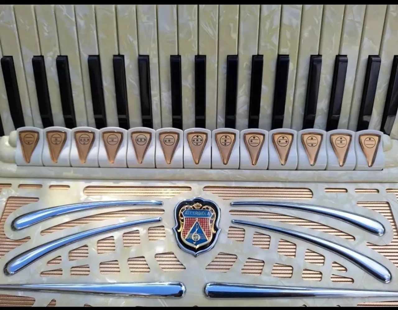Acordeon 120 baixos em 5a.de Voz - Foto 2